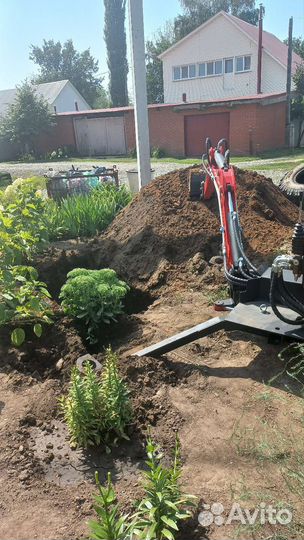 Услуги мини-экскаватора