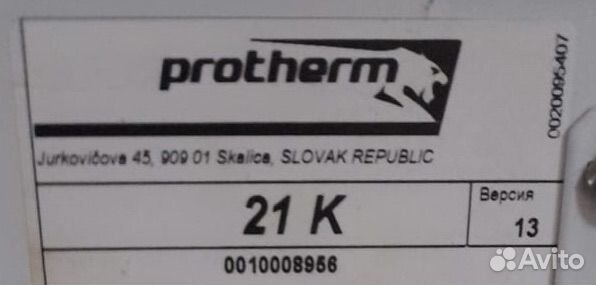 Электрический котел protherm 21 к