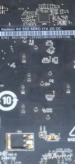Видеокарта radeon RX 550 2G
