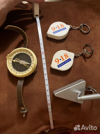Ретро Компас,Счеты СССР 12Х18,5,рулетки металл