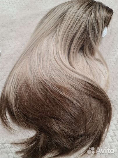 Парик каре блонд