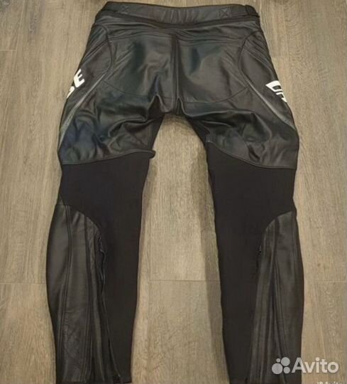 Мотоштаны кожаные мужские