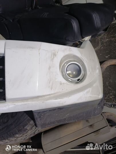 Передний бампер Pajero 4