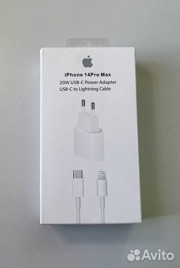 Блок быстрой зарядки 20W + кабель для iPhone