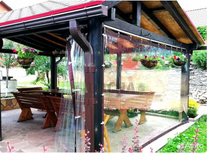 Раздвижные мягкие окна (шторы) для летних террас