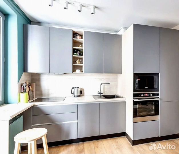 Современная кухня на заказ мдф фасады