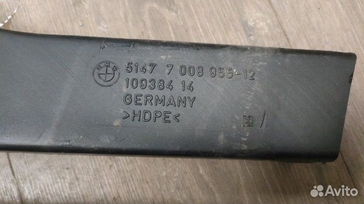 Воздуховод левый Bmw 530 D E61 M57N 306D2EU4 2004