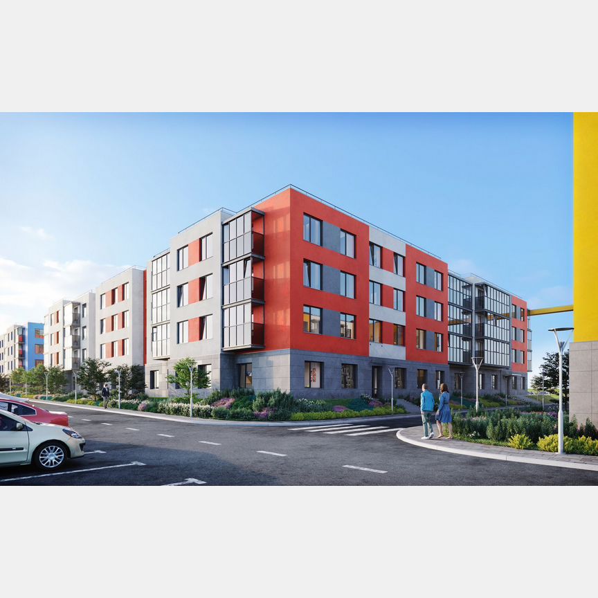2-к. квартира, 57,2 м², 1/4 эт.