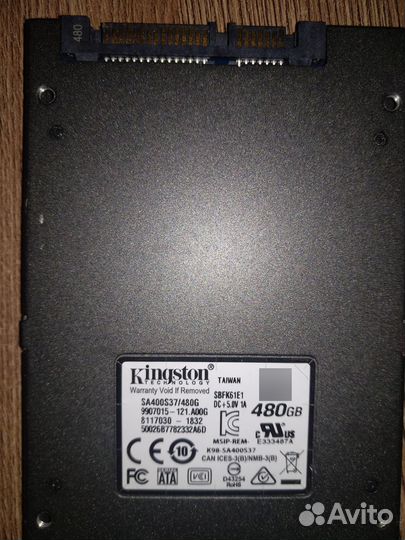 Ssd 2.5 480гб и 500гб