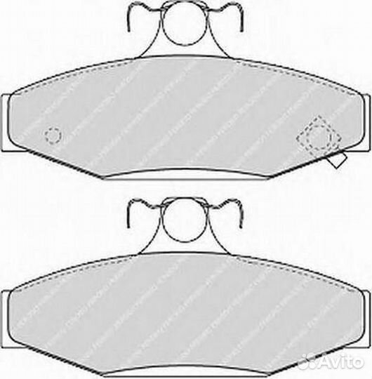 Колодки ferodo FDB1157 - ferodo