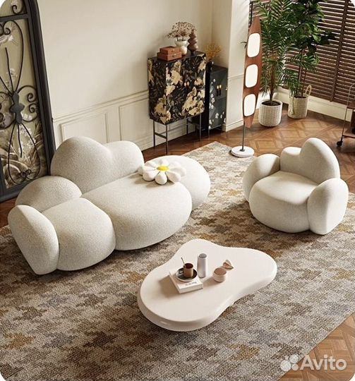 Арт диван-облако