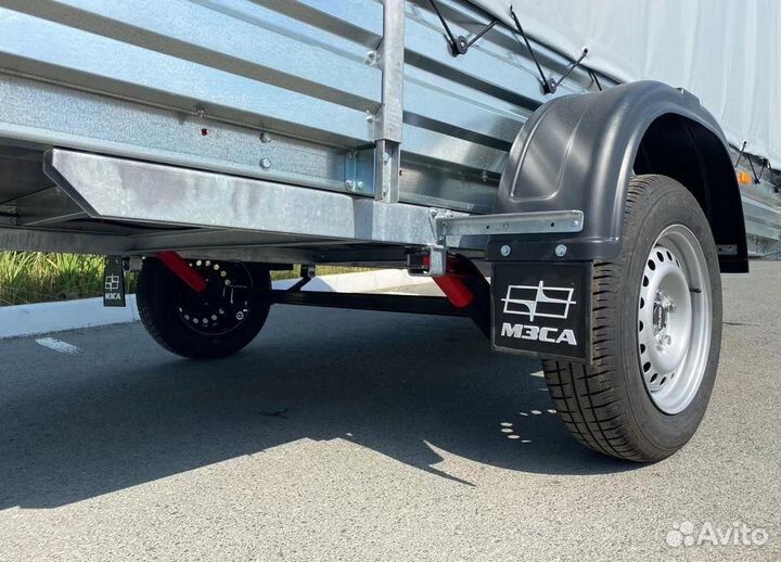 Прицеп Мзса 817717 одноосный 3,5х1,5 в к-т тентом