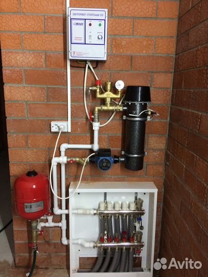 Отопление, водопровод.Монтаж любых типов котлов