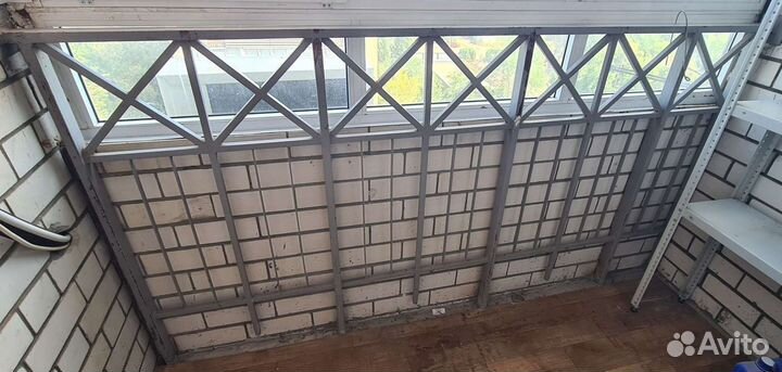 Ограждение лоджии, балкона, металл