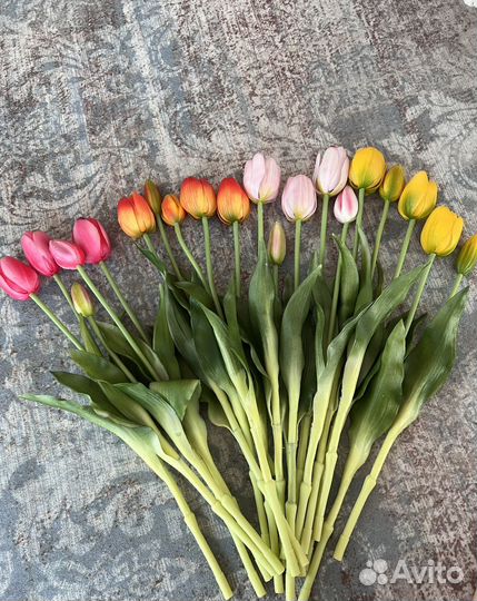 Силиконовые тюльпаны