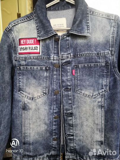 Джинсовая куртка для мальчика
