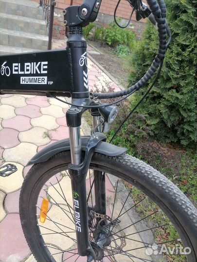 Мощный электровелосипед hummer 500 вт/ч складной