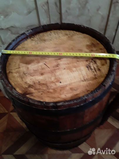 Бочка 48-50л. Деревянная вощеная новая