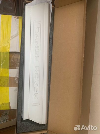 Накладки на пороги range ровер спорт 2013-2017