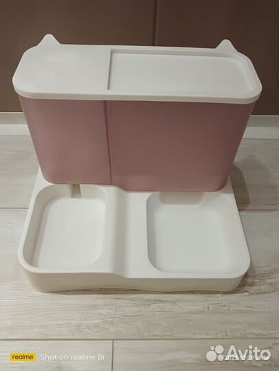 Кормушка и поилка, для кошки