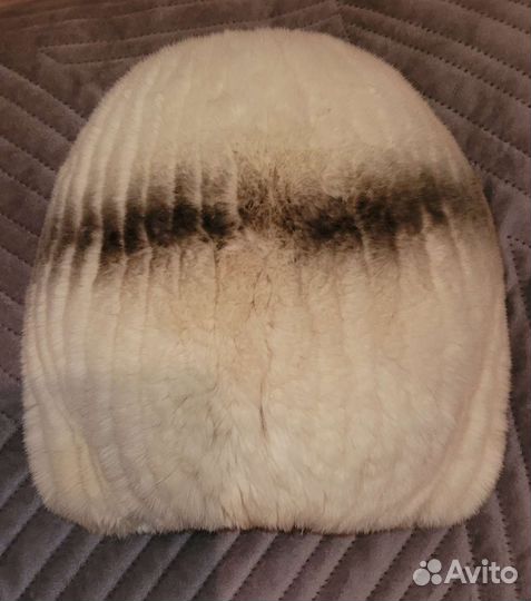 Шапка зимняя меховая женская кролик
