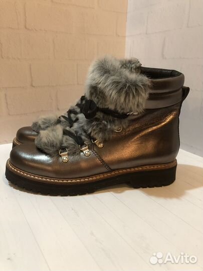 Кожанные ботинки Франция 40 Весна Осень