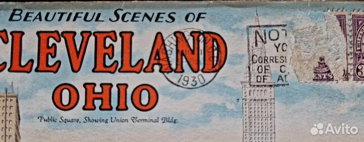 Старинные открытки буклет. Нач.20века. Кливленд