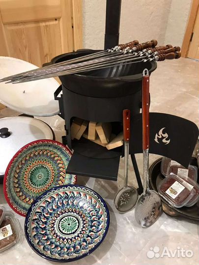 Казан чугунный 10 литров