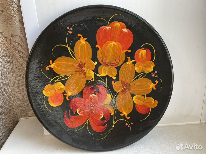 Винтажная настенная тарелка