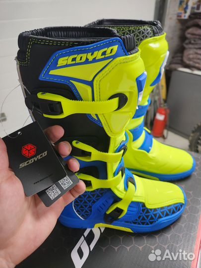 Мотоботы кросс эндуро Scoyko MBM09 размер 40