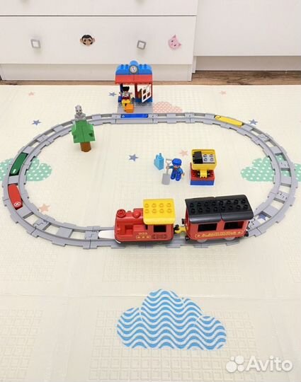 Lego duplo Поезд на паровой тяге