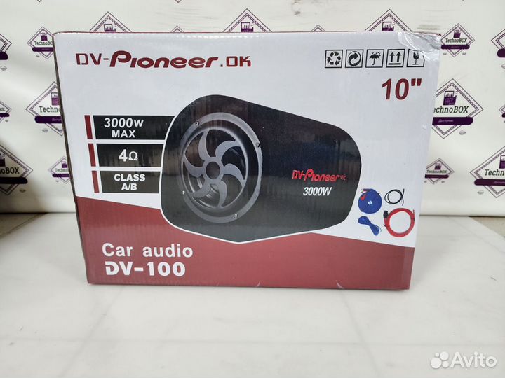 Активный сабвуфер Pioneer DV-100 3000W 10-размер