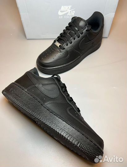 Nike Air Force 1 black оригинал