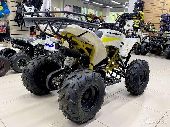 Квадроцикл Raptor Super LUX 125 Желтый