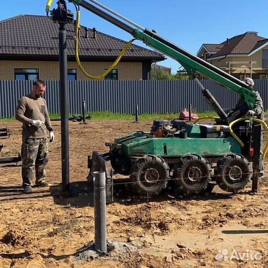 Винтовые сваи под ключ