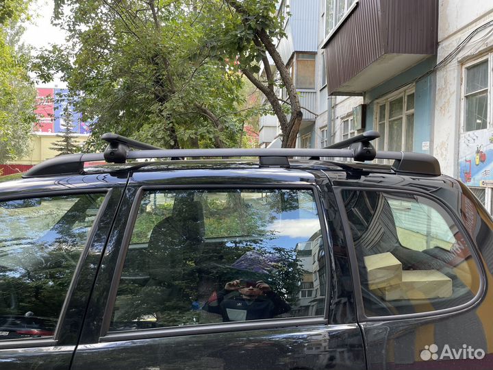 Багажник на крышу LADA Niva Travel (аэро, чёрный)