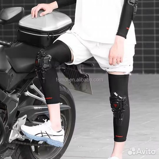 Комплект защита колен и локтей Motowolf летняя