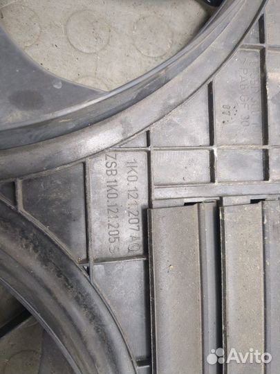 Вентилятор радиатора Skoda Octavia (A5), 2007