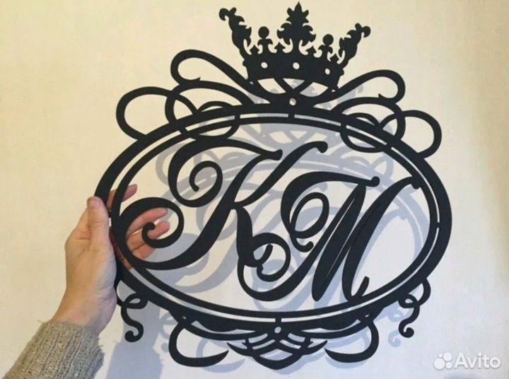 Монограмма на свадьбу (свадебный герб)