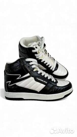 Кроссовки Bape Sta 88 Mid Black White Men's