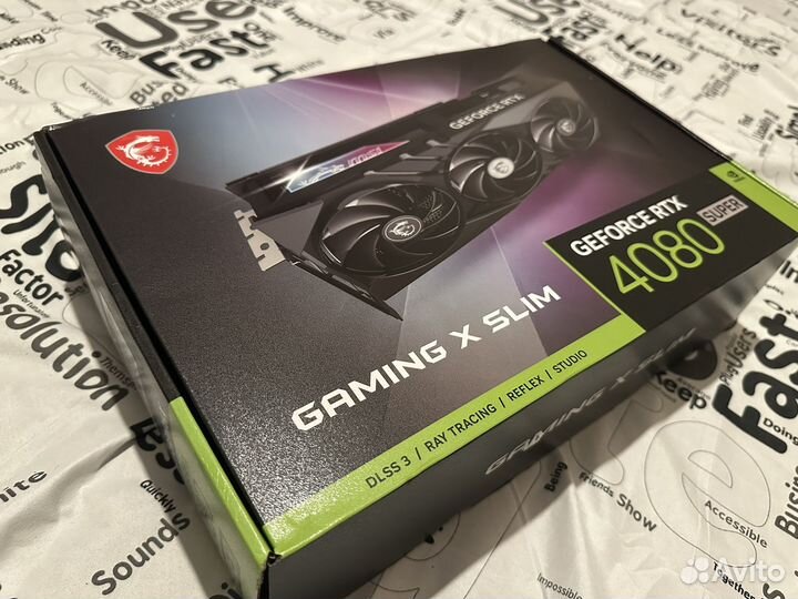 MSI 4080 Super Gaming X Slim новая запечатана