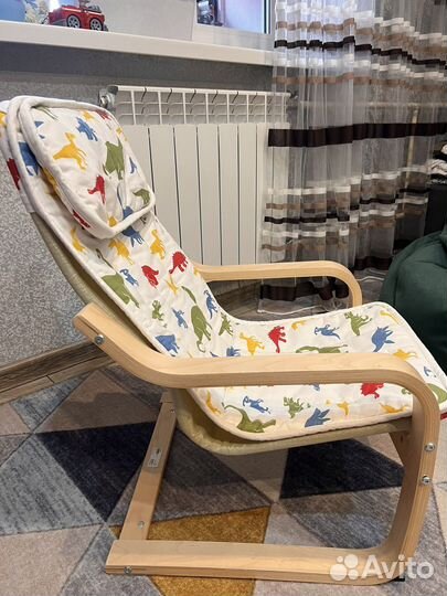 Кресло детское Икеа поэнг