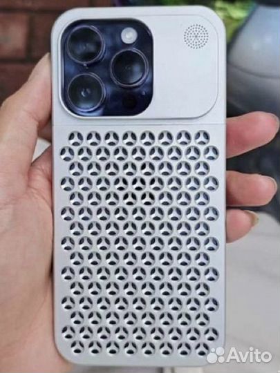 Чехол на iPhone 14/pro/max алюминиевый