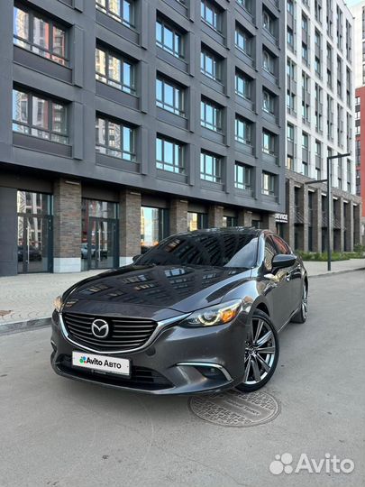 Mazda 6 2.5 AT, 2016, 155 800 км