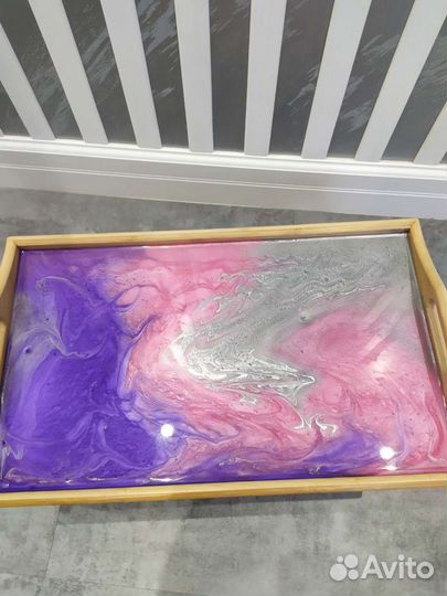 Поднос деревянный