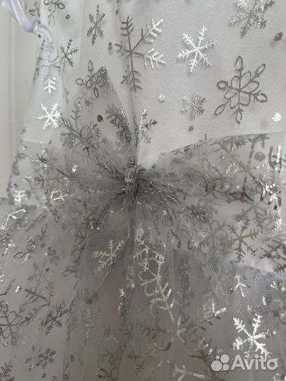 Платье костюм Снежинки 104