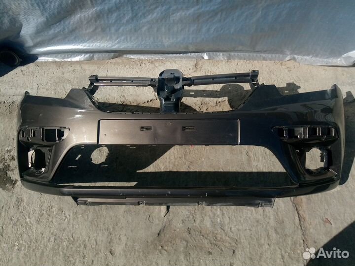 Бампер передний Renault Logan 2 рестайлинг 2018г