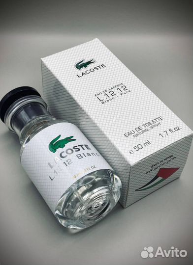 Духи Lacoste 12.12 blanc pure 50мl