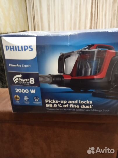 Моющий пылесос philips