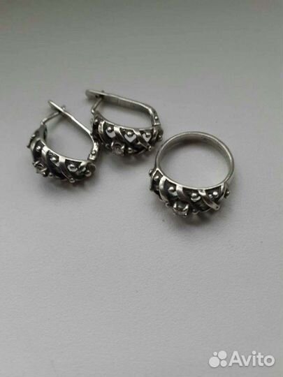 Комплект серебро 875 проба